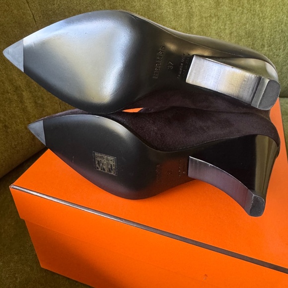 HERMES boots Short Boots Hanae 85 size 37 - Picture 4 of 7